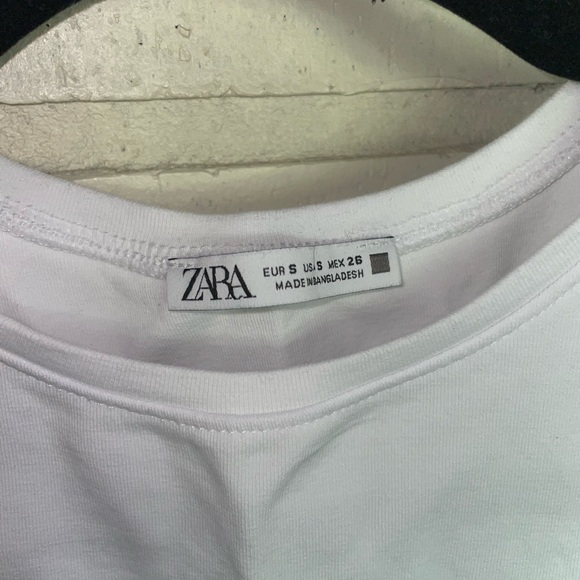 Zara rouched cropped tank top - Picture 3 of 4